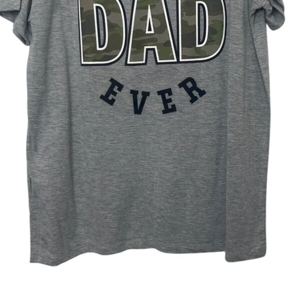 Mission Ridge Graphic Tshirt Mens Large Gray Best Dad Ever - Picture 4 of 6